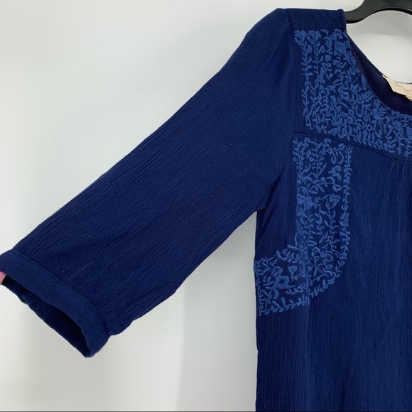 Skies Are Blue Long Sleeve Dress Blue Size M - Picture 5 of 15